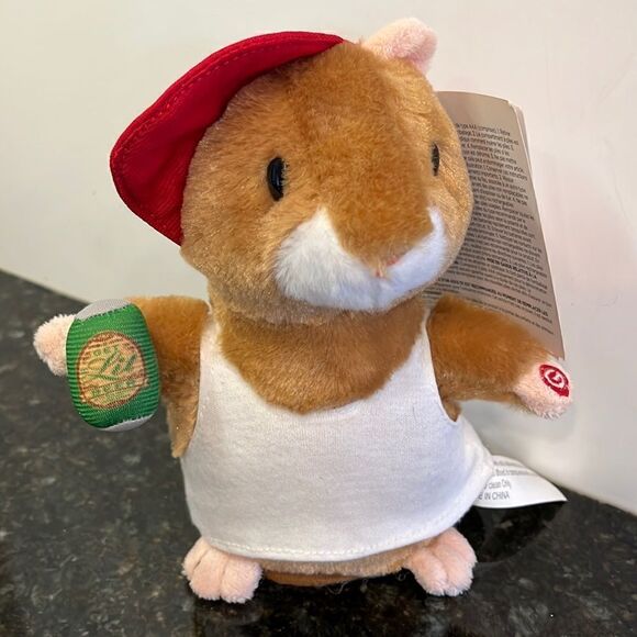 Dancing Hamster Gemmy 'Merica 4th of July Get lit Beer America - Picture 1 of 11